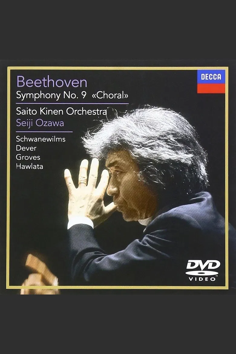 Beethoven: Symphony No. 9 'Choral' - Seiji Ozawa poster background