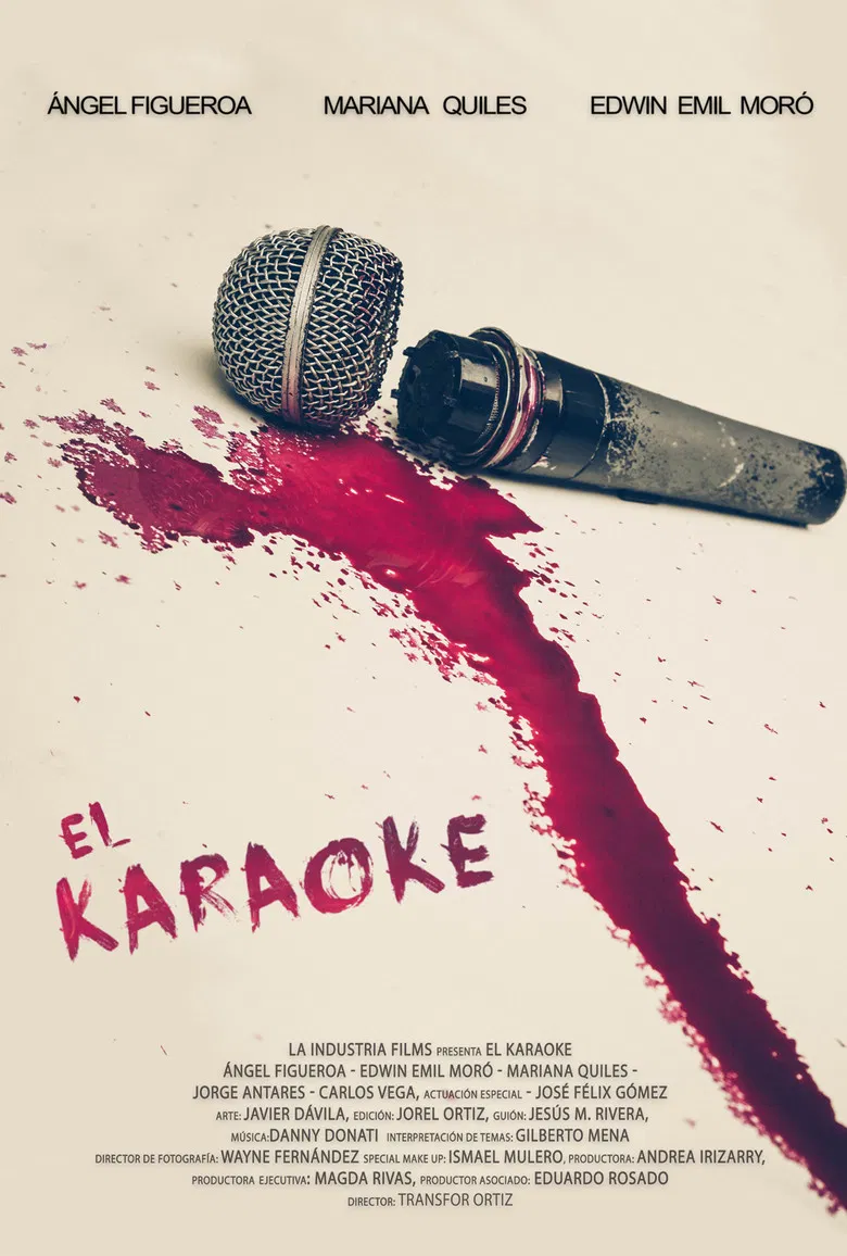 El Karaoke poster background