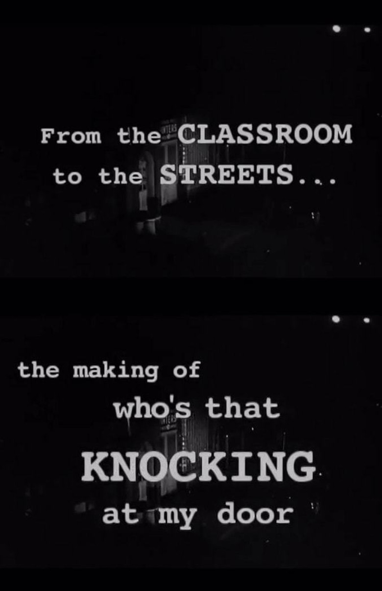 From the Classroom to the Streets: The Making of 'Who's That Knocking at My Door' poster background