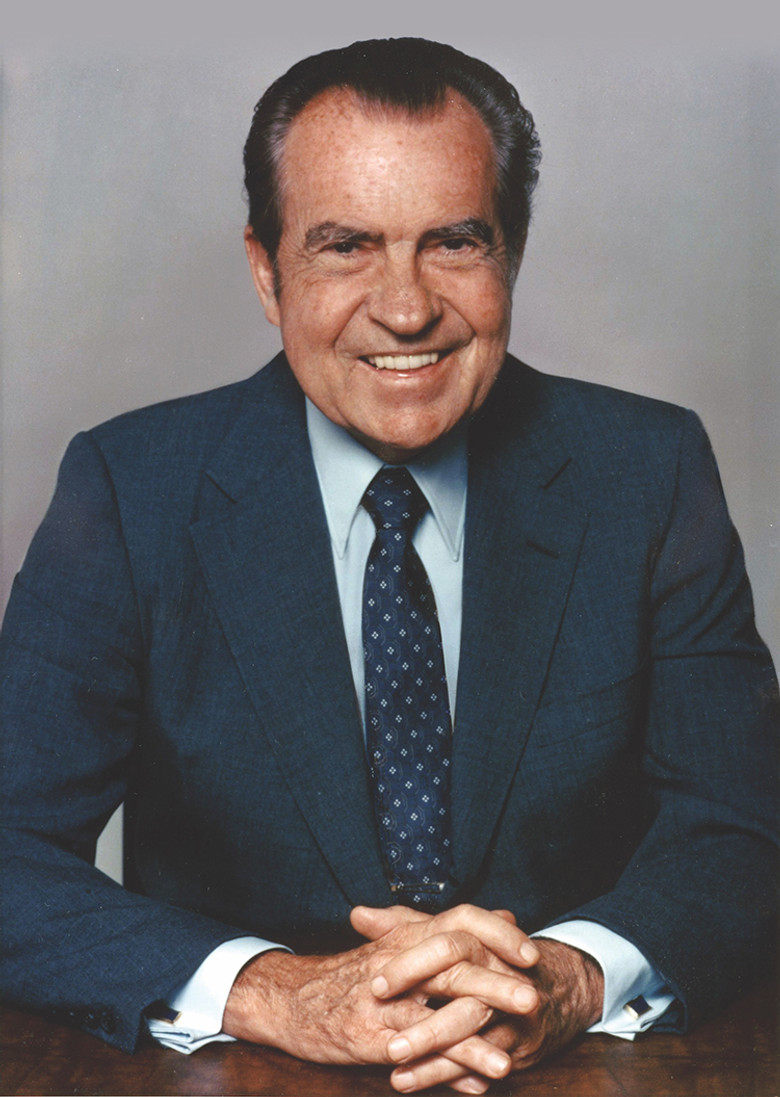 Nixon in the Den poster background
