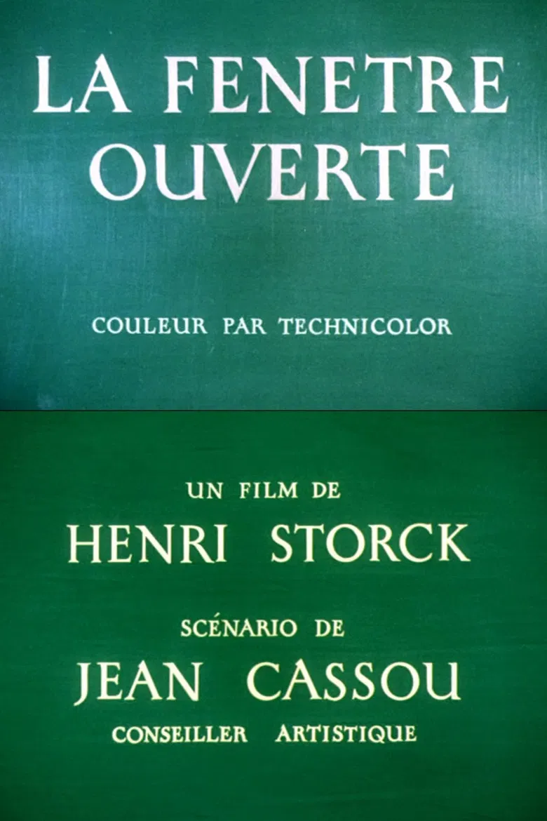 The Open Window poster background