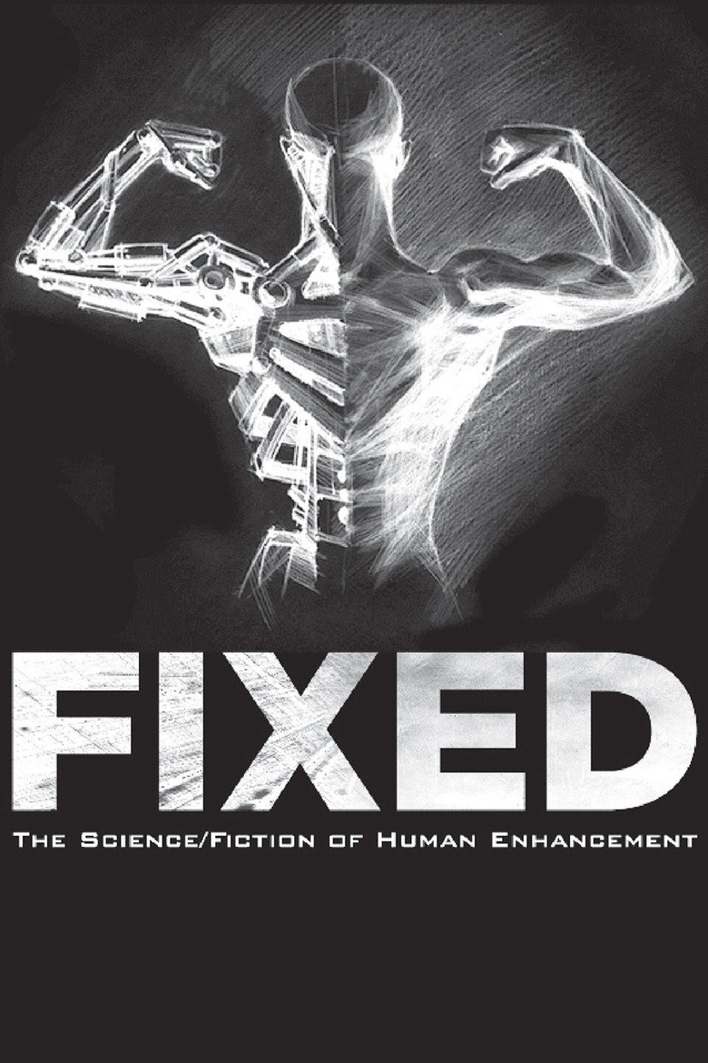 Fixed: The Science/Fiction of Human Enhancement poster background