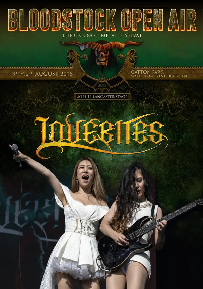 LOVEBITES - Live At Bloodstock 2018 poster background