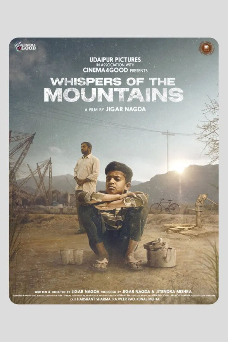 Whisper of mountains poster background
