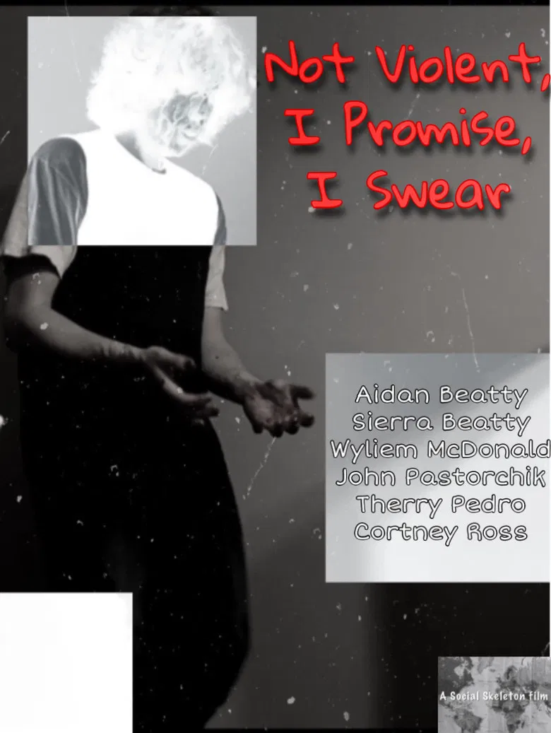 Not Violent, I Promise, I Swear poster background
