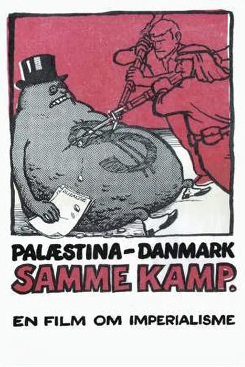 Palestine - Denmark, Same Struggle poster background