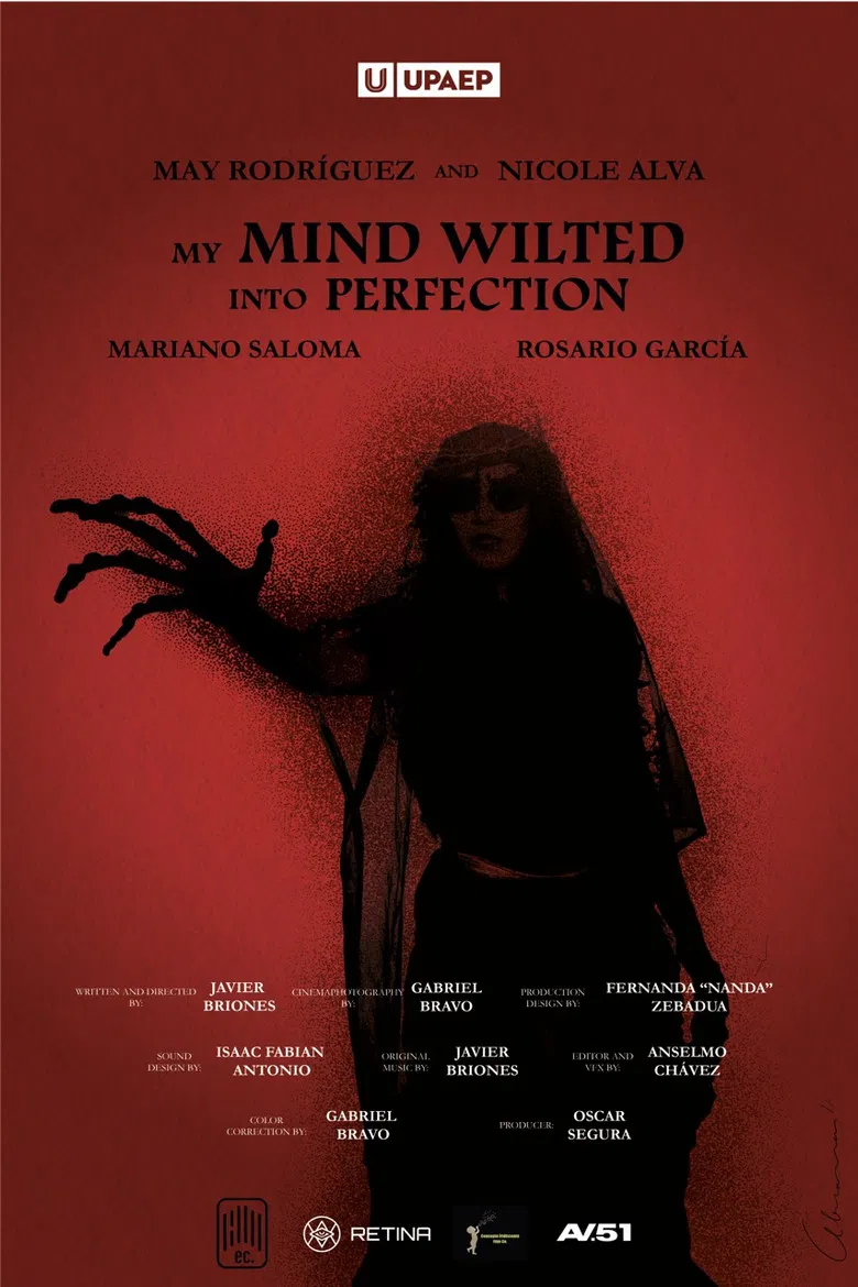 My mind wilted into perfection poster background