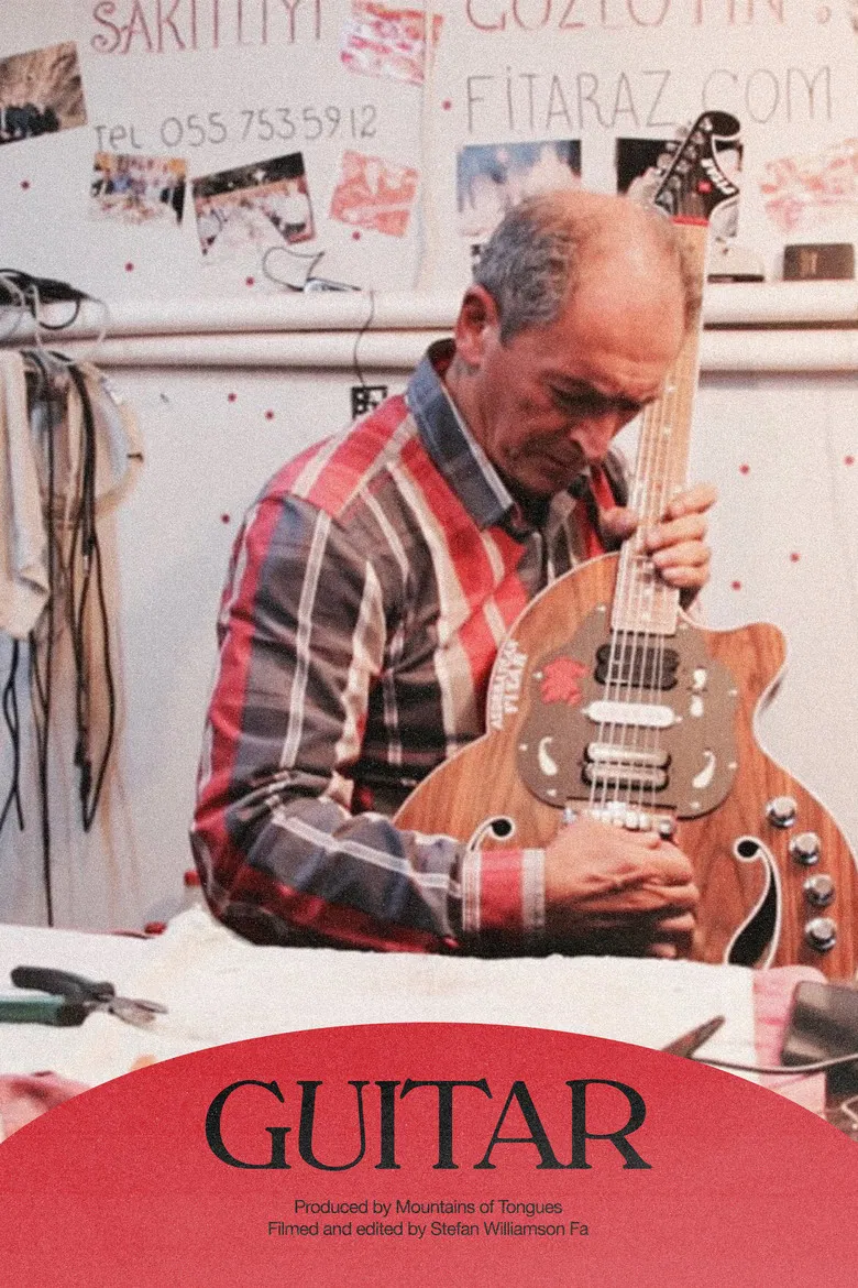 Guitar poster background