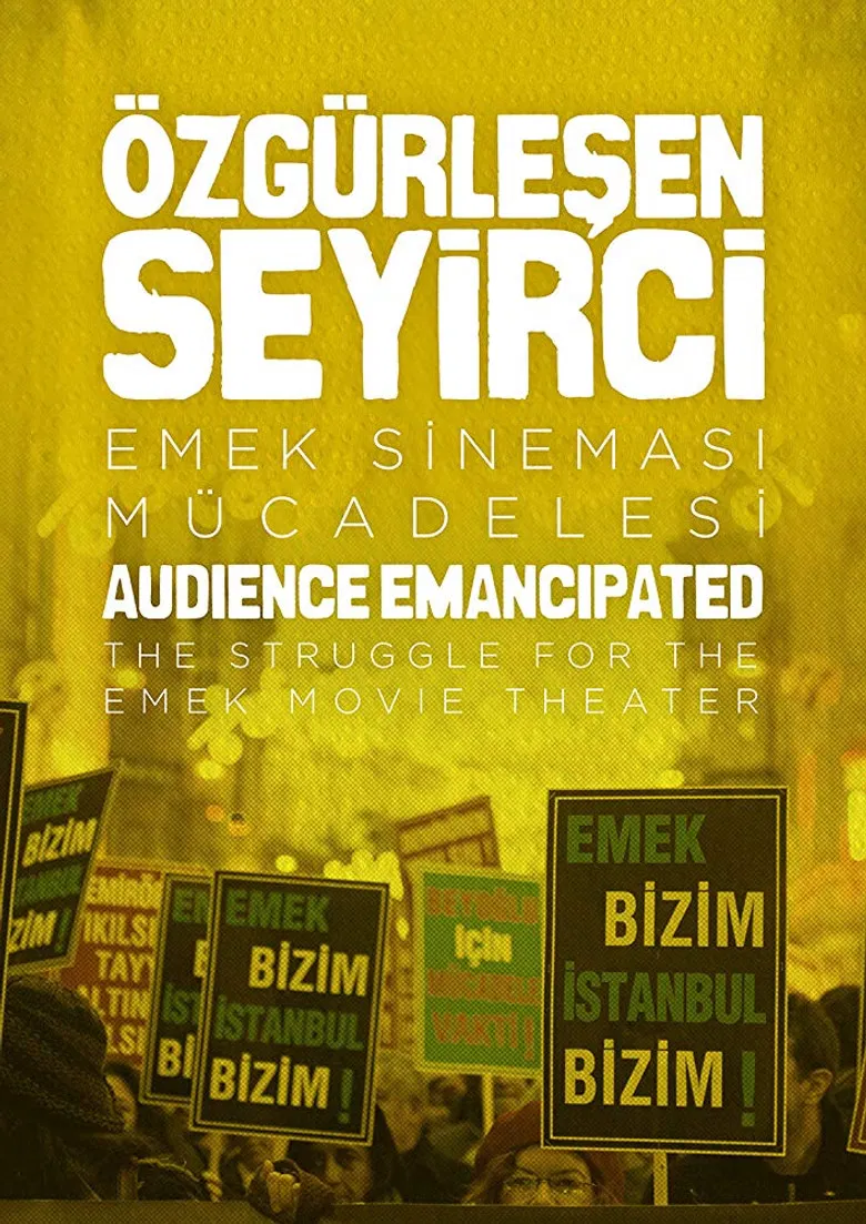 Audience Emancipated: The Struggle for the Emek Movie Theater poster background