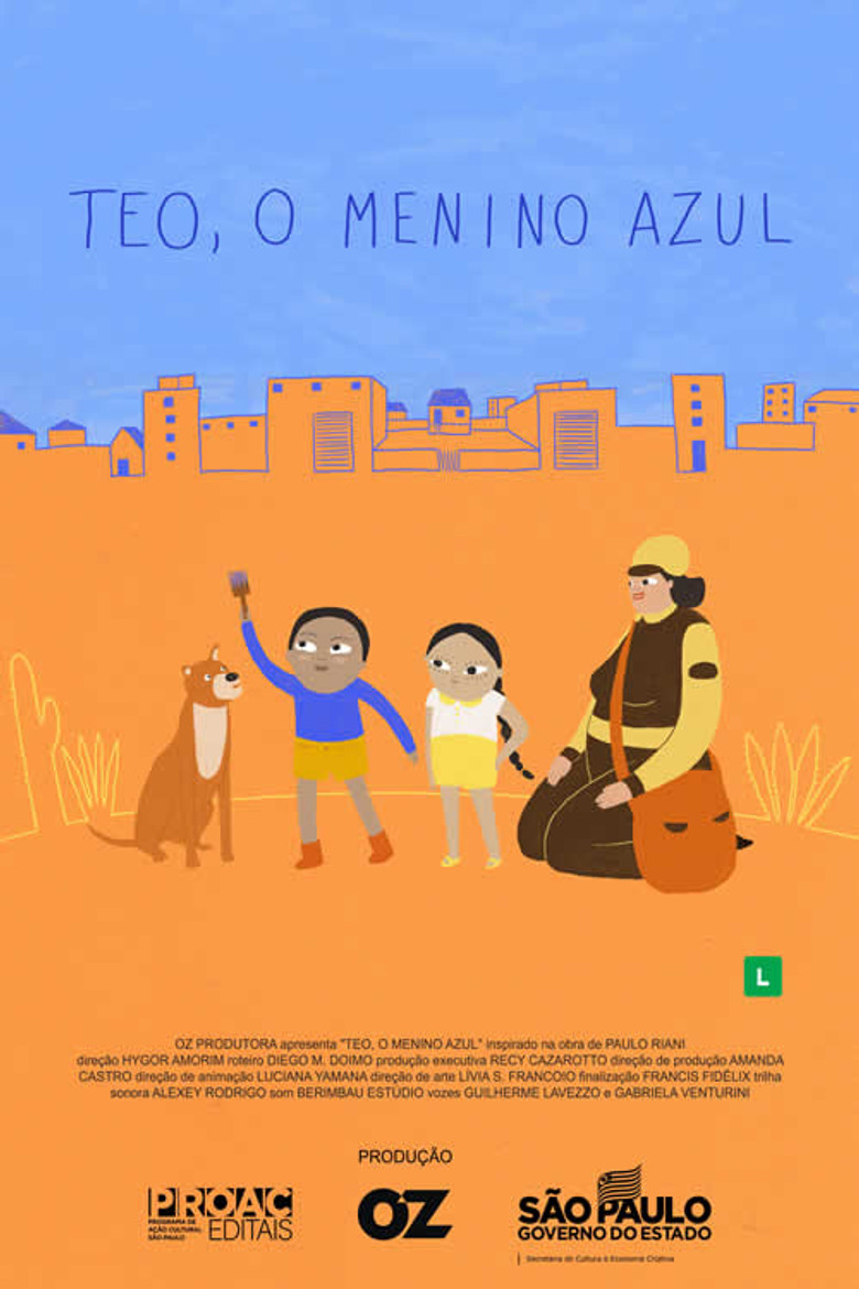 Teo, the Blue Boy poster background