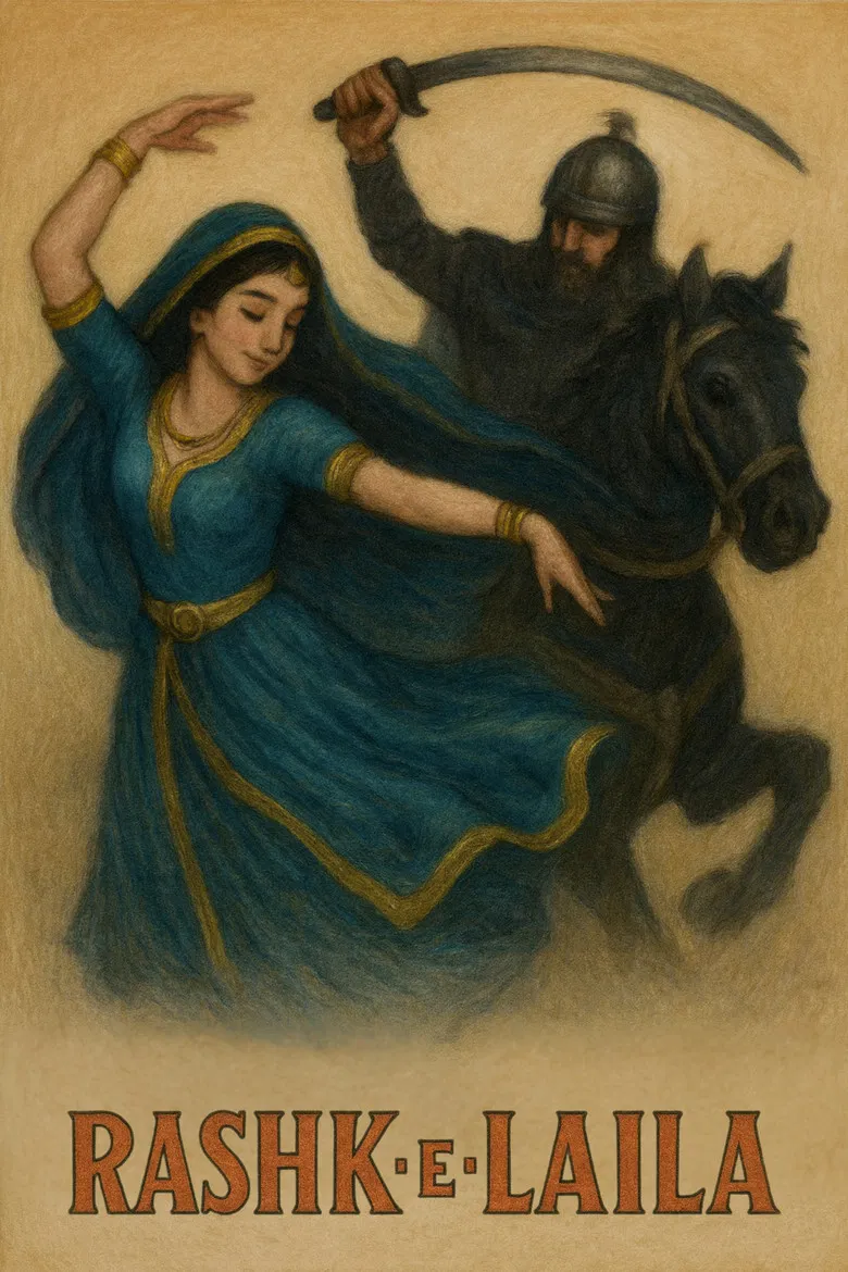 Rashk-e-Laila poster background