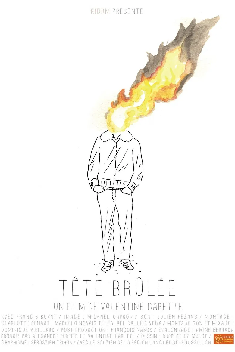 Tête brûlée poster background