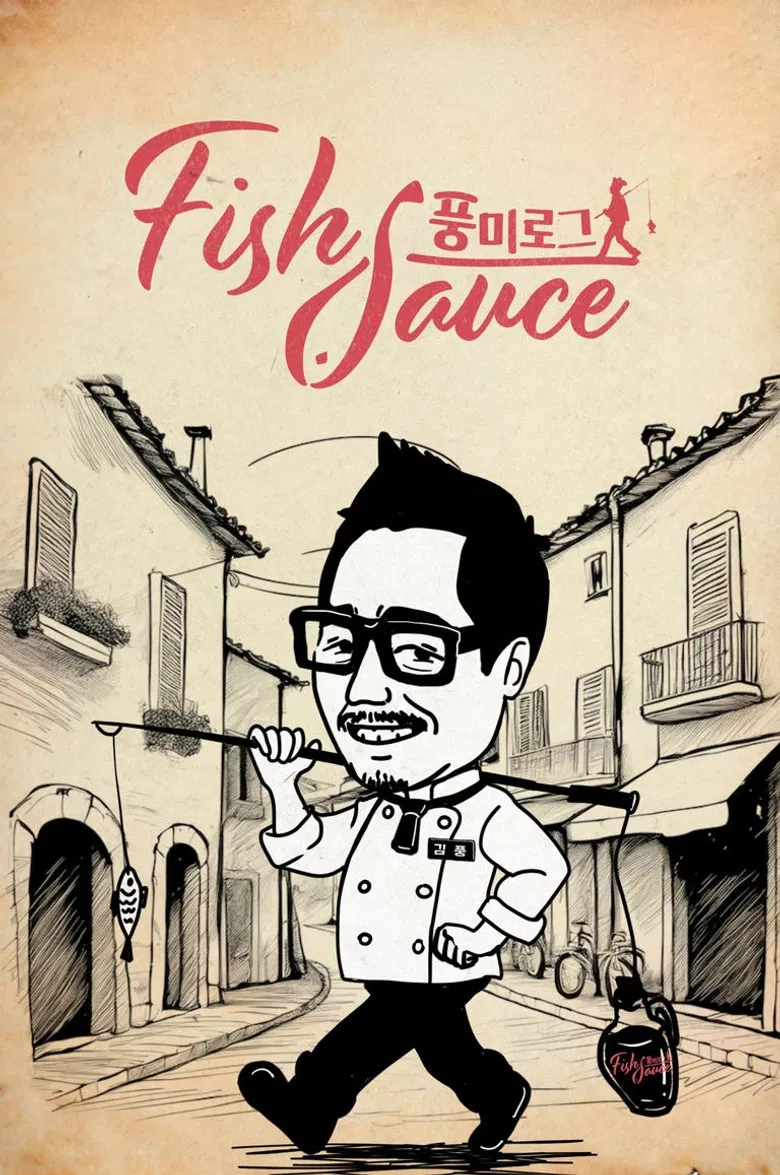 풍미로그: Fish sauce poster background