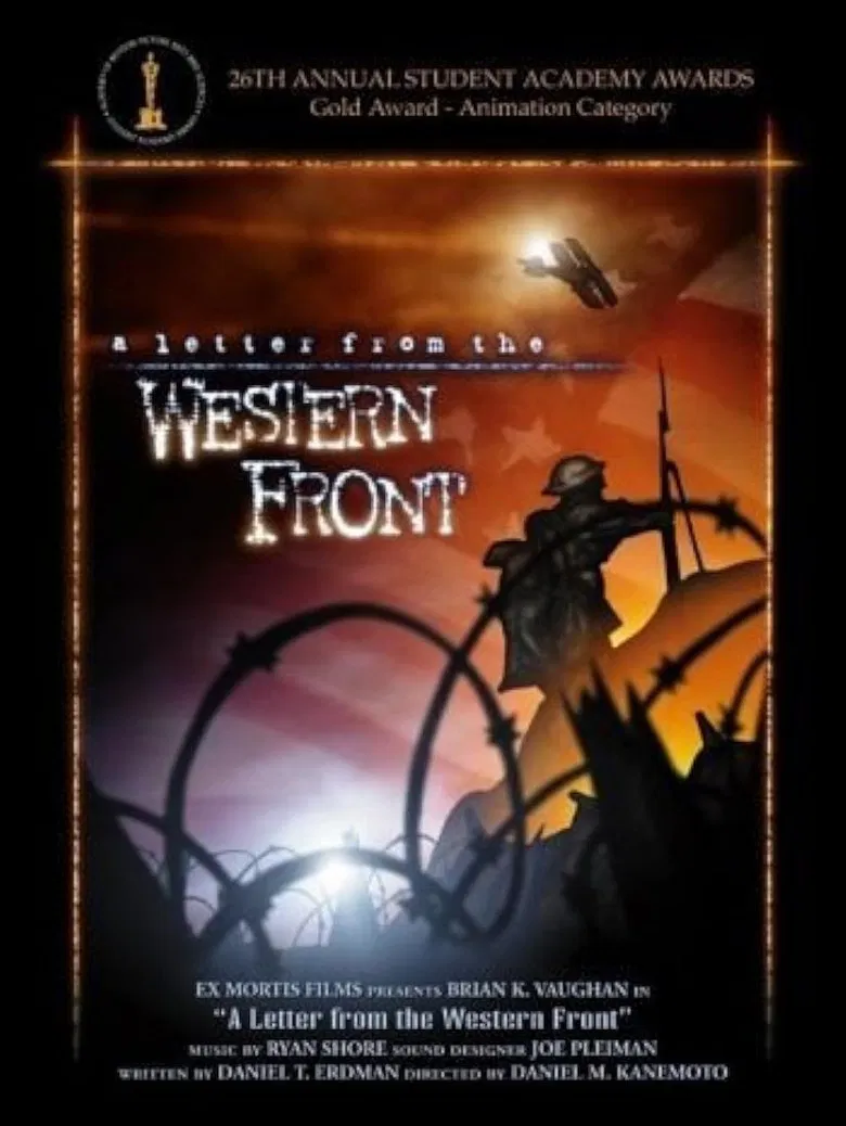 A Letter from the Western Front poster background