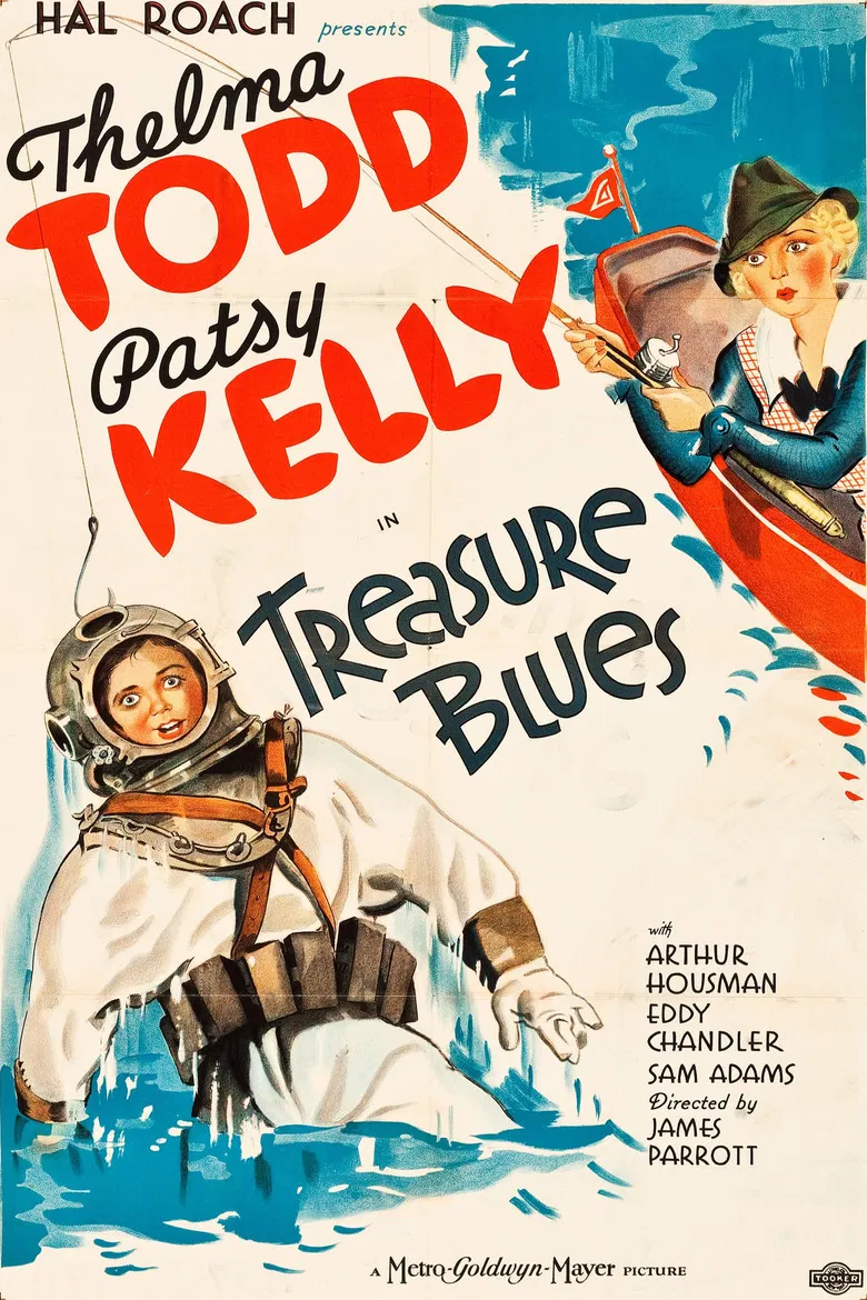 Treasure Blues poster background