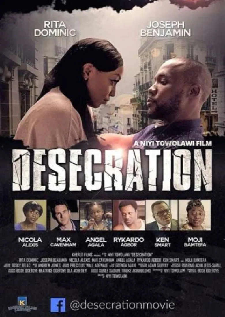 Desecration poster background