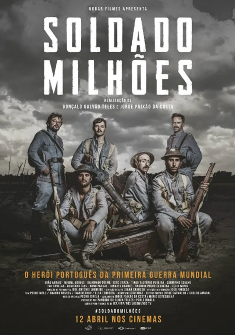 Soldado Milhões poster background