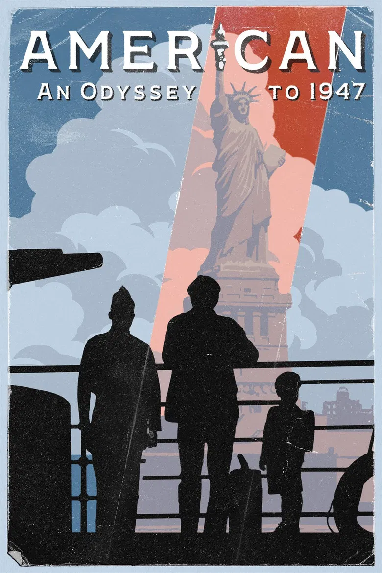 American: An Odyssey to 1947 poster background