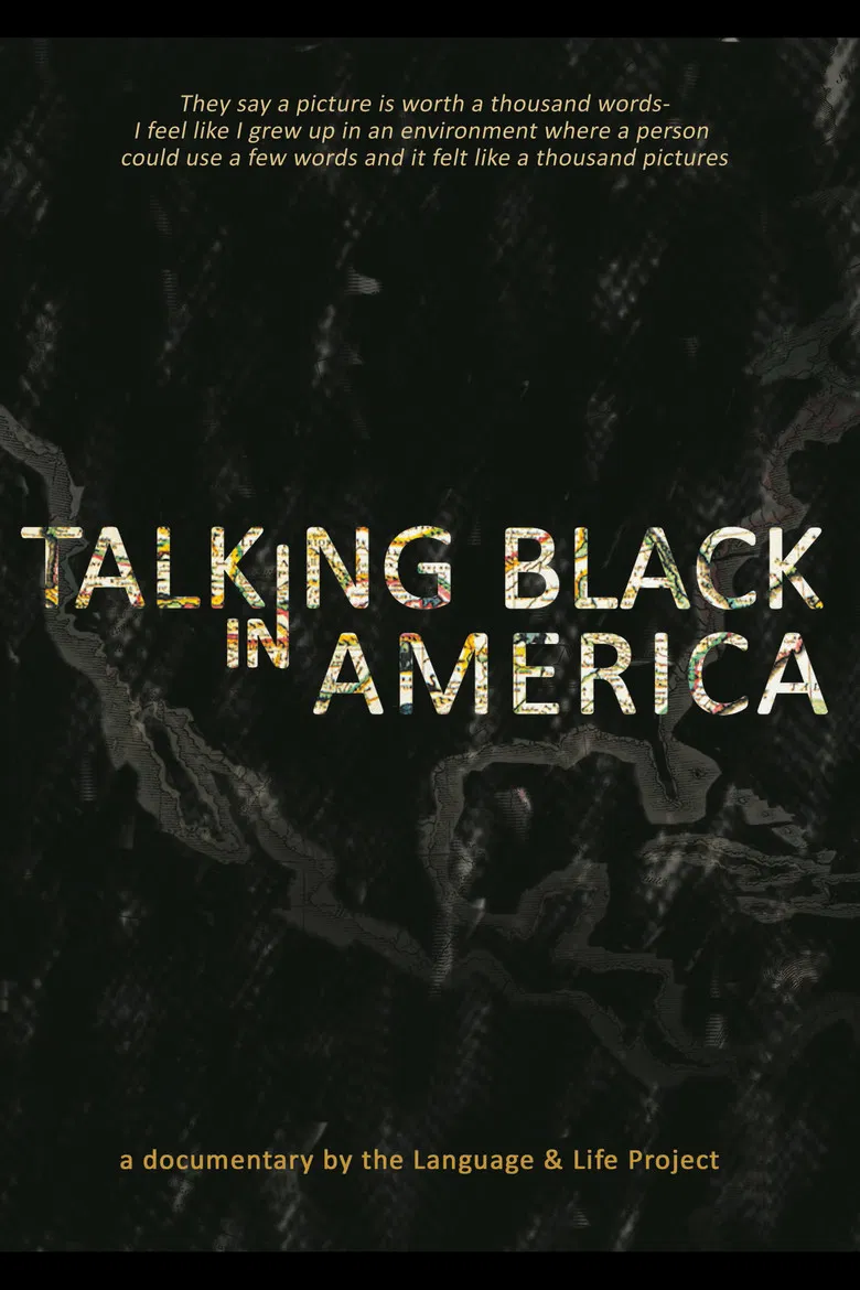 Talking Black in America poster background