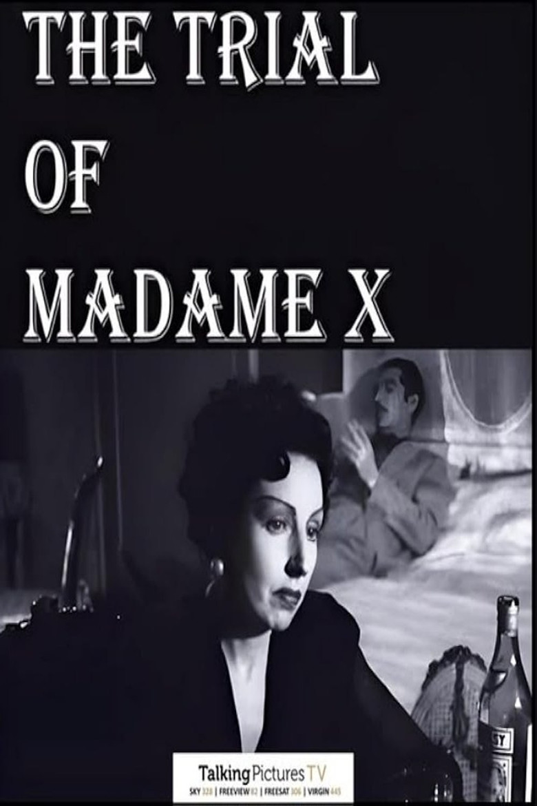 The Trial of Madame X poster background