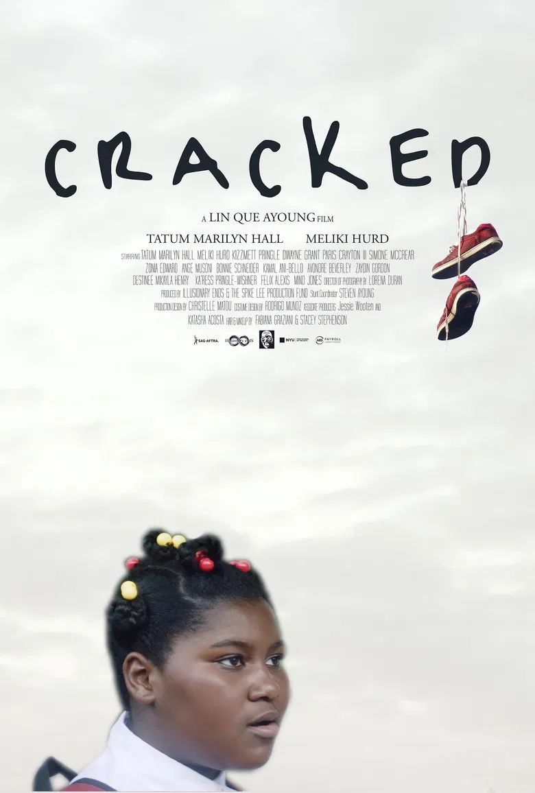 Cracked poster background