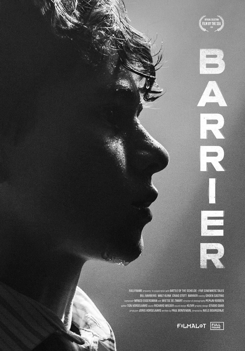 Barrier poster background