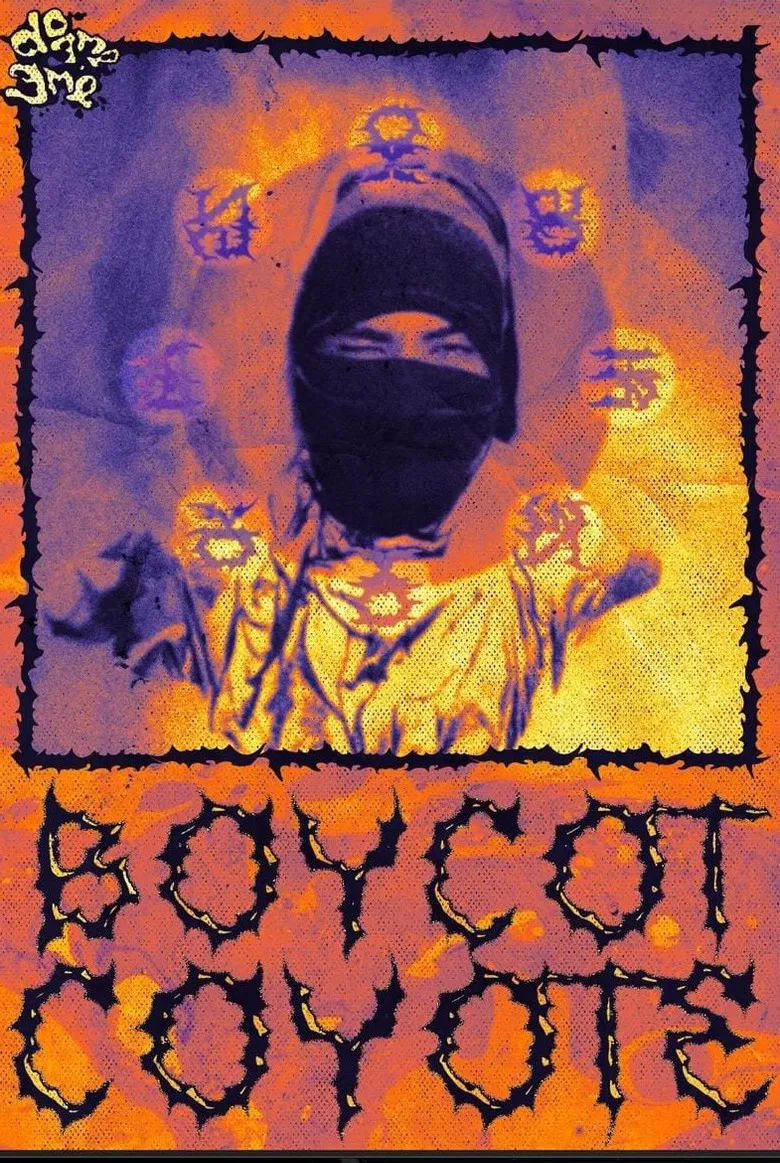 Boycot Coyote poster background