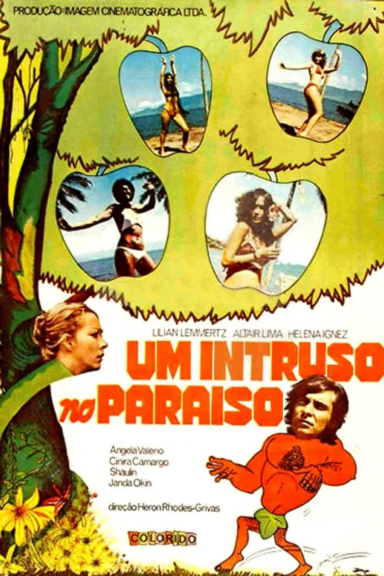 Um Intruso no Paraíso poster background