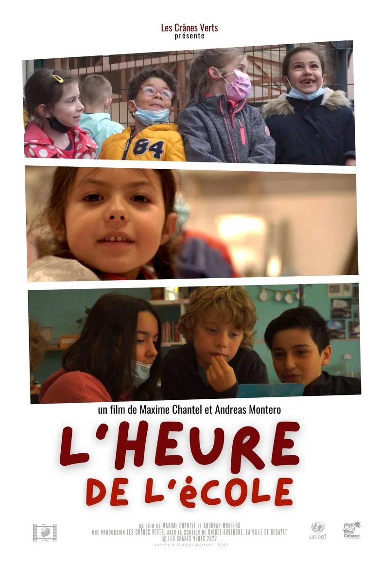 L'heure de l'école poster background