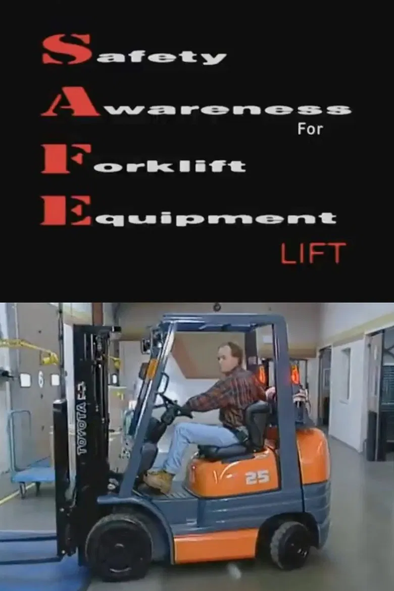 Safety Awareness for Forklift Equipment poster background