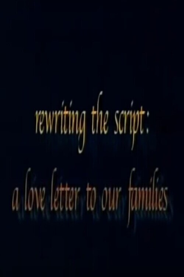 Rewriting the Script: A Love Letter to our Families poster background