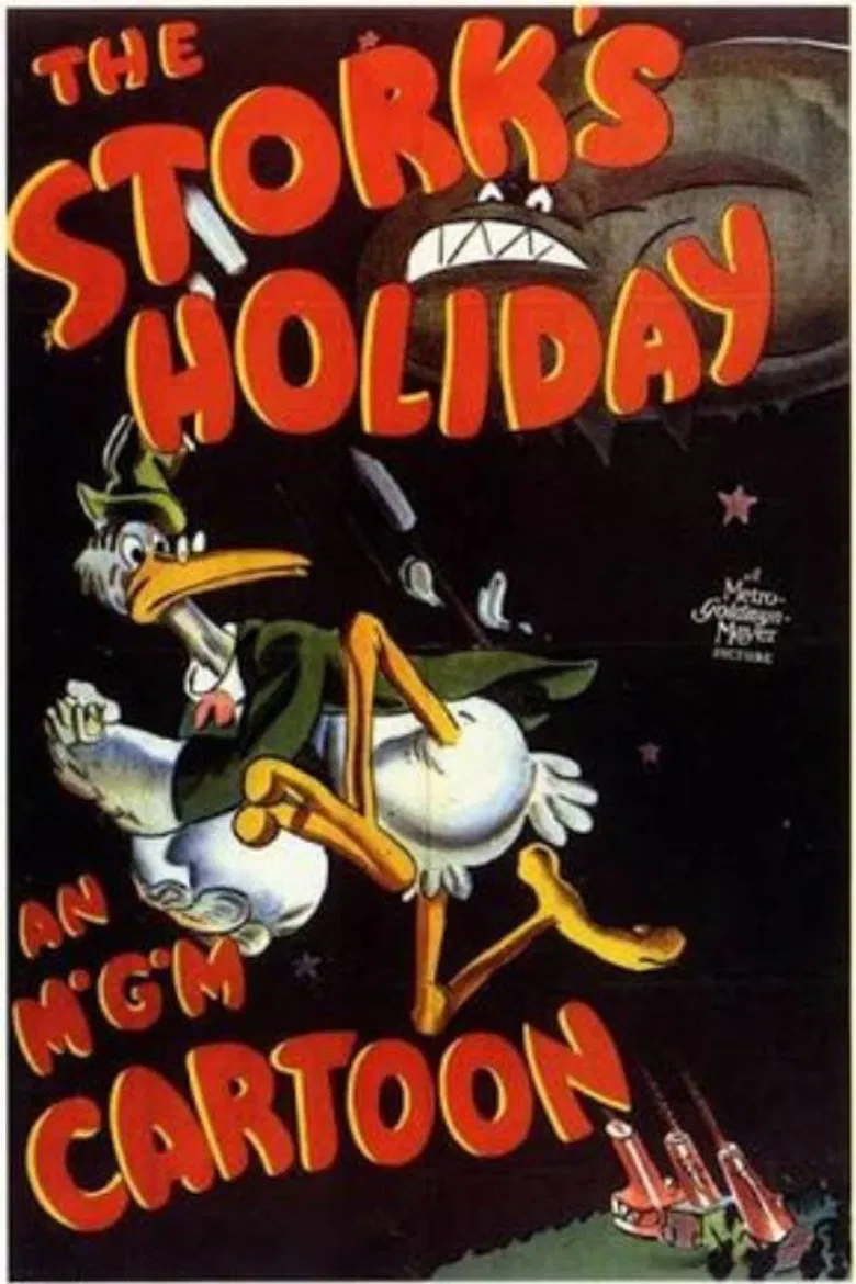 The Stork's Holiday poster background