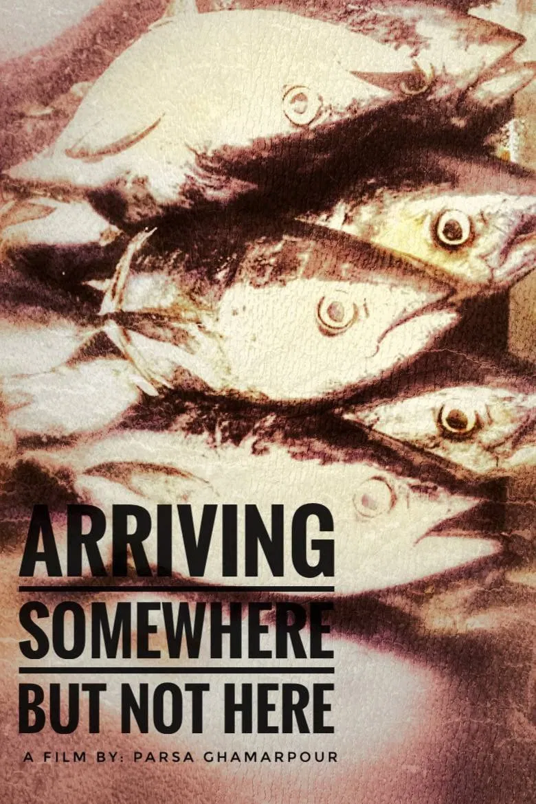 Arriving Somewhere But not here poster background