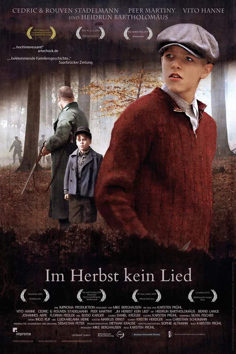 Im Herbst kein Lied poster background