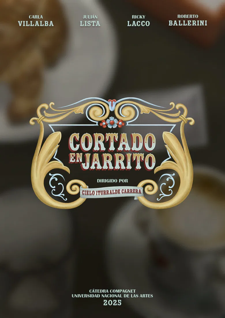Cortado en Jarrito poster background