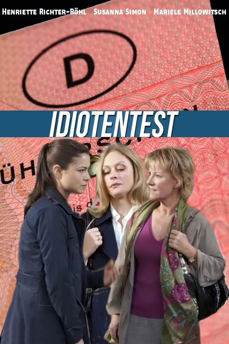 Idiotentest poster background