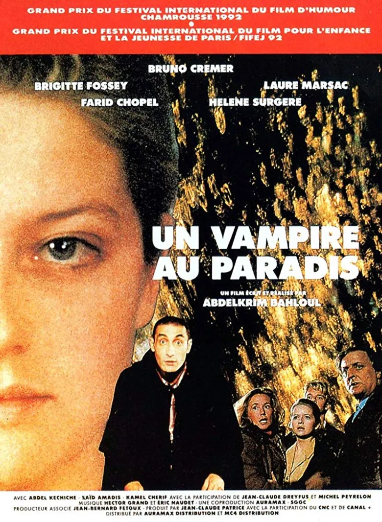 A Vampire in Paradise poster background