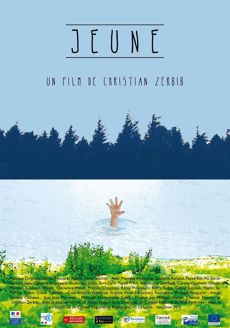 Jeune poster background