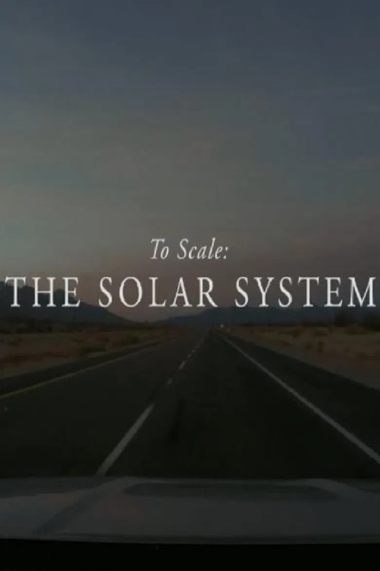 To Scale: The Solar System poster background