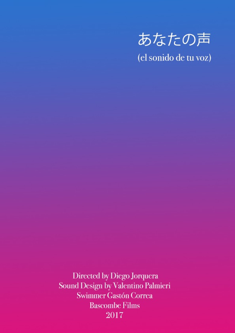 The sound of your voice poster background