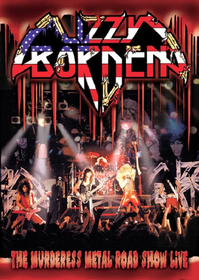 Lizzy Borden: The Murderess Metal Road Show Live poster background