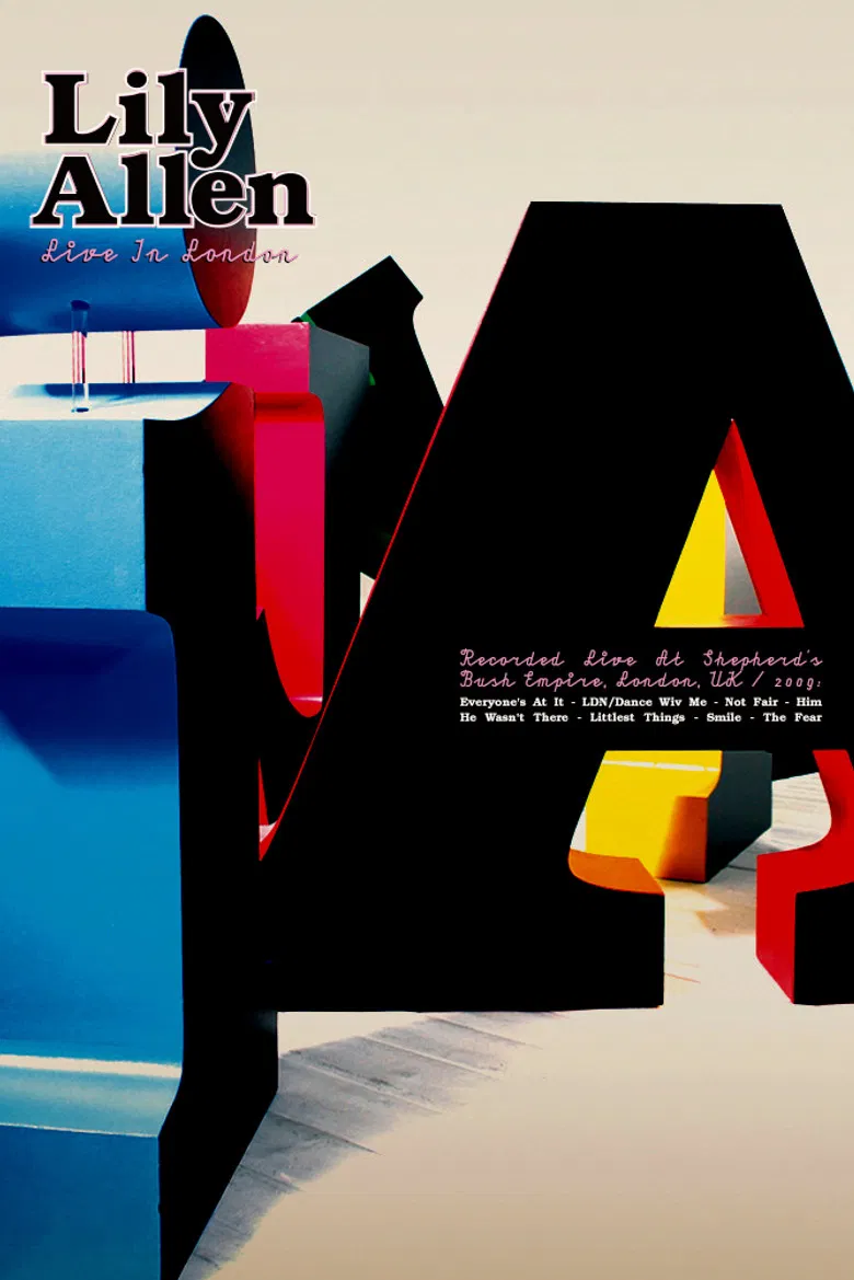 Lily Allen: Live In London poster background