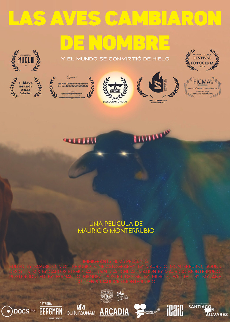 The Birds Changed Names And The World Turned Into Ice poster background