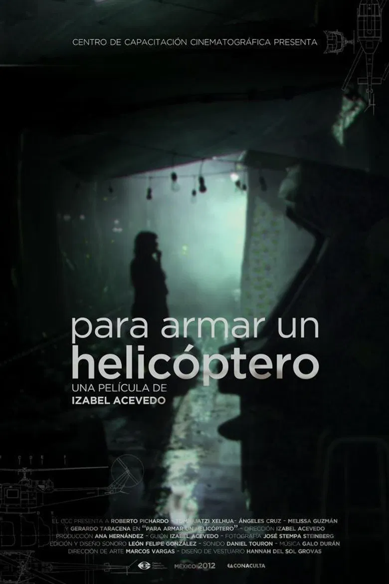 Para armar un helicóptero poster background
