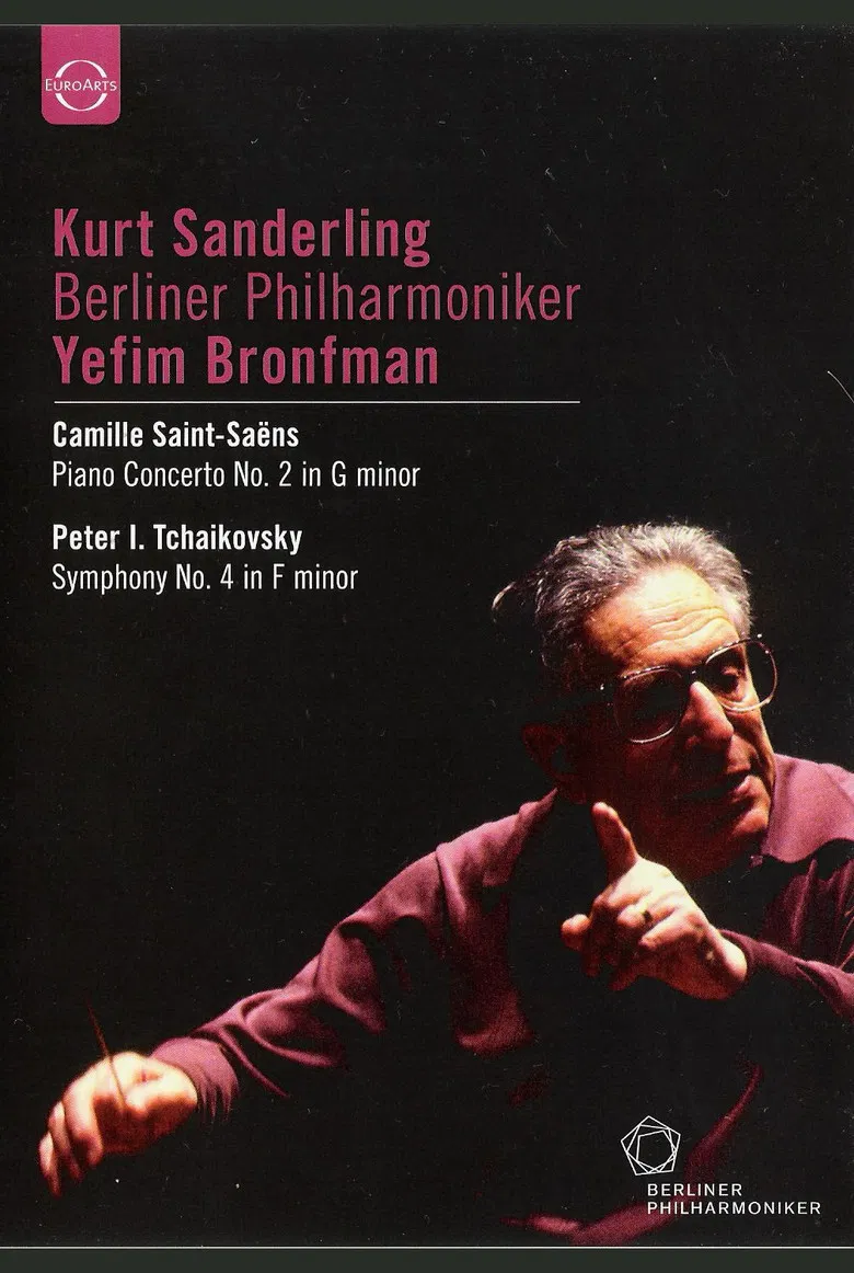 Kurt Sanderling conducts Saint-Saëns and Tchaikovsky – With Yefim Bronfman poster background