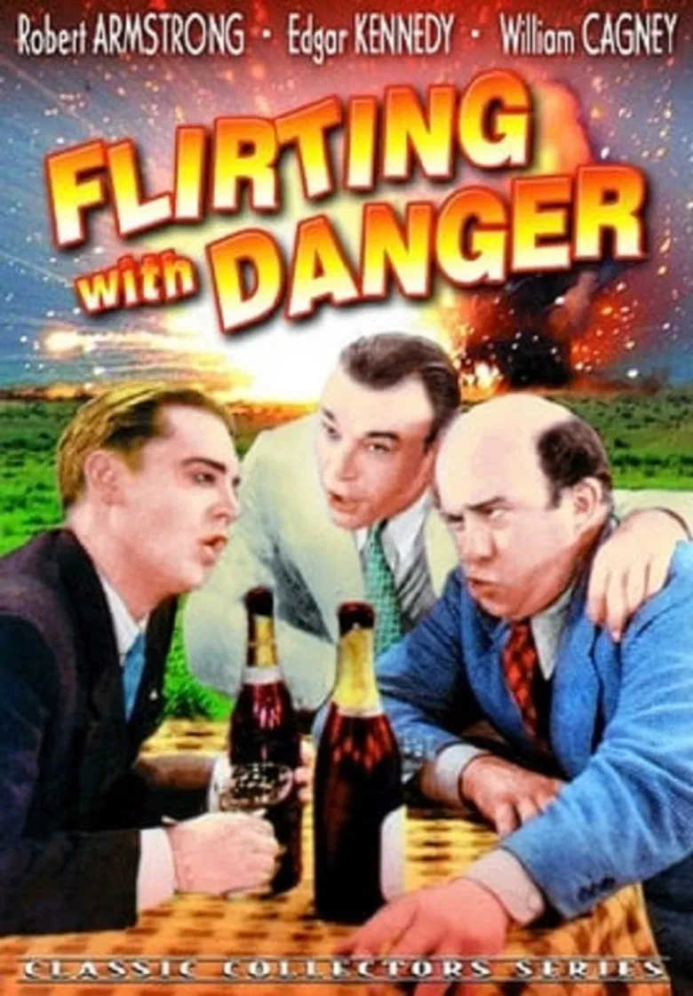 Flirting with Danger poster background