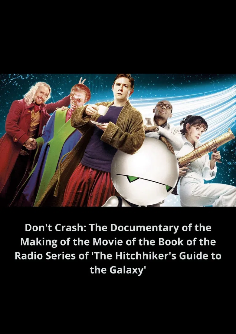 Don't Crash: The Documentary of the Making of the Movie of the Book of the Radio Series of 'The Hitchhiker's Guide to the Galaxy' poster background