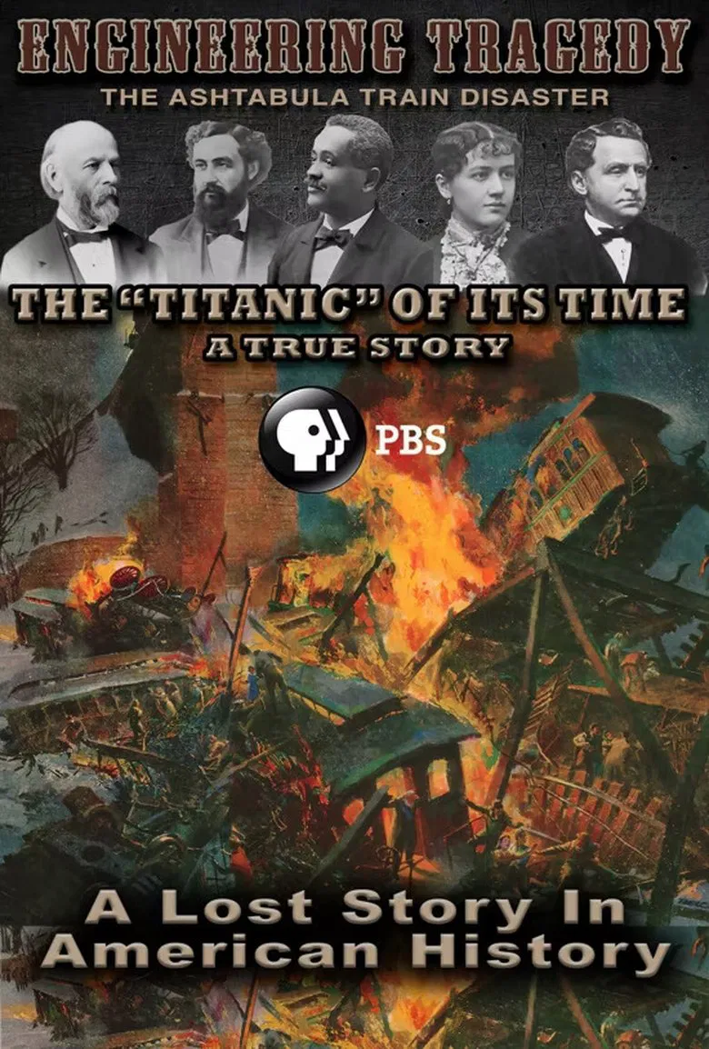 Engineering Tragedy: The Ashtabula Train Disaster poster background