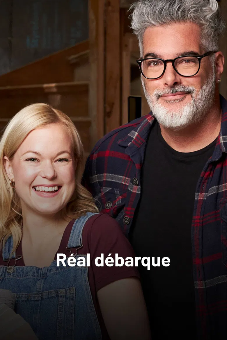 Réal débarque poster background