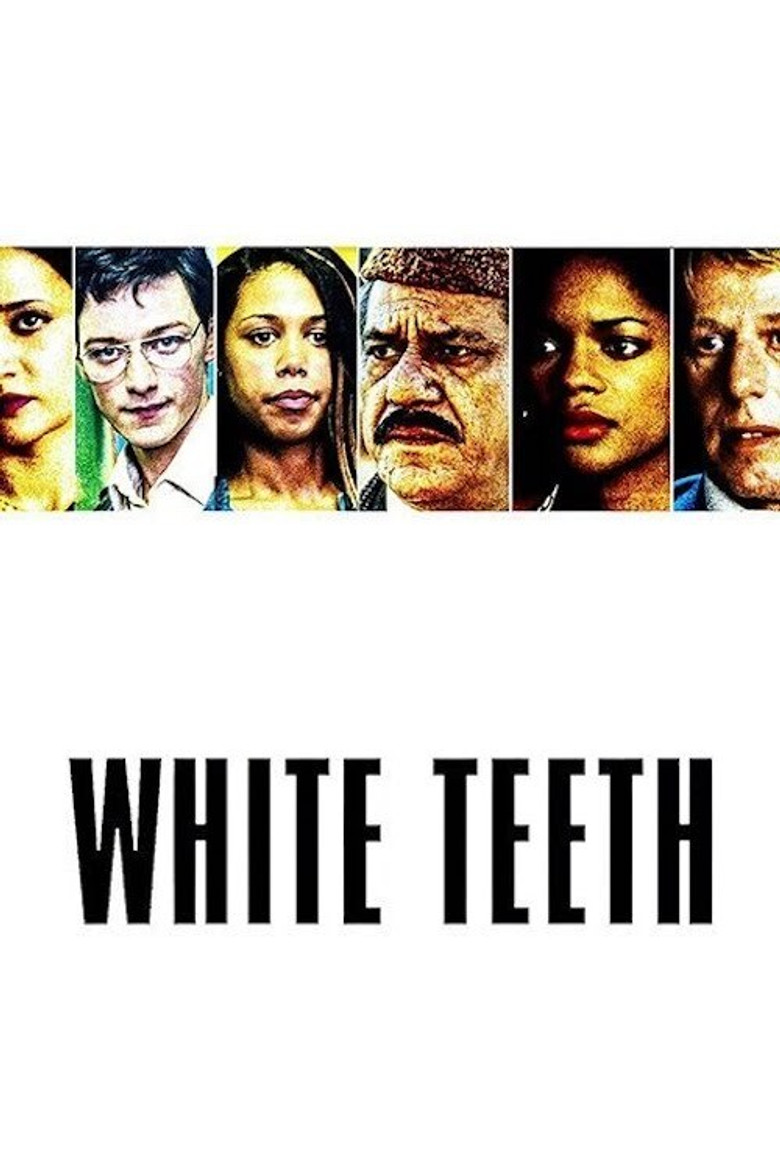 White Teeth poster background
